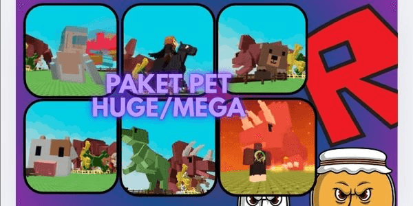 Gambar Product Account package pet huge/Mega (grow a garden)