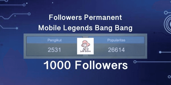 Gambar Product 1000 Follower Permanent Mlbb