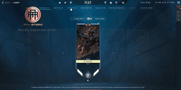 Gambar Product Valorant Account Rank Diamond 3 Many Skins Doombringer Bundle, Phaseguard Limited & Full Agent