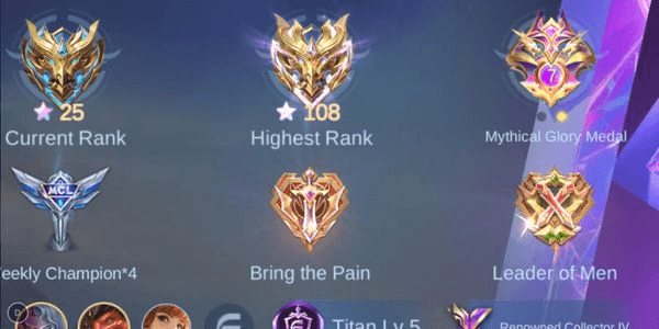 Gambar Product Mythic Honor Per Bintang