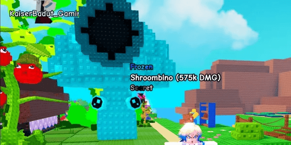 Plants Cheap 575k DMG Huge Secret Frozen Shroombino | Plants vs Brainrots