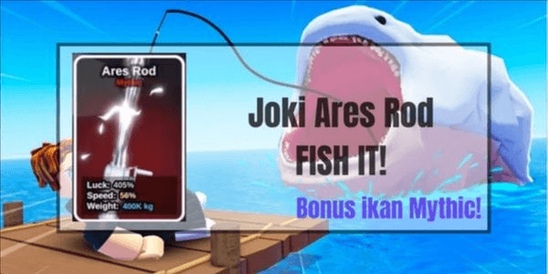 Gambar Product Joki Sampai Dapat Ares Rod | Fish It!