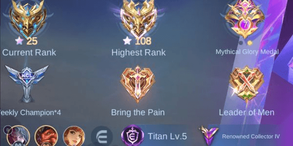 Gambar Product Paket Rank Mythic 25-Mythic 50