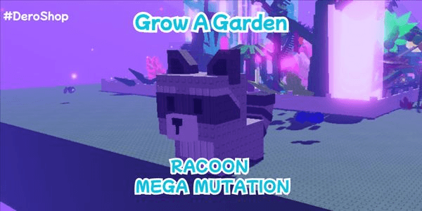 Gambar Product MEGA RACCOON - GROW A GARDEN