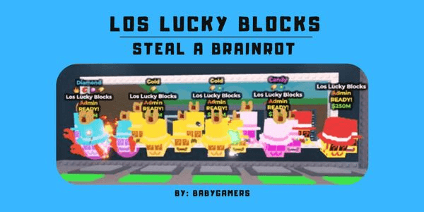 Gambar Product THE LUCKY BLOCKS - STEAL A BRAINROT