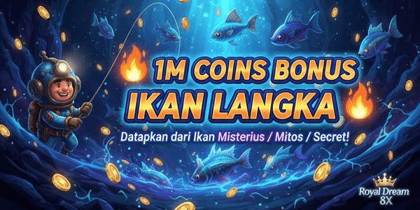 Gambar Product 1M COIN VIA IKAN MYTHIC/MITOS - Fish It!