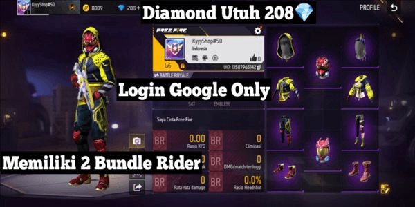Gambar Product New Account Level 20+ Cheapest Product