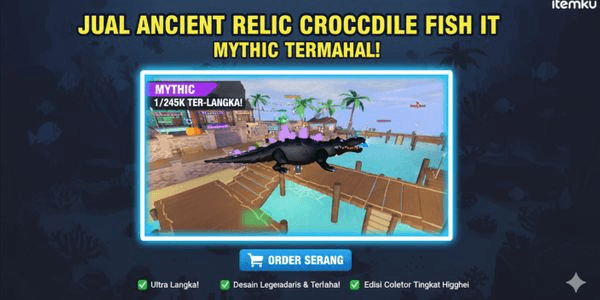 Gambar Product Ancient Relic Crocodile | Mythic | 1/245K | Most Expensive Mythic