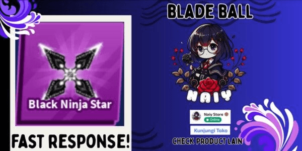 Gambar Product Black Ninja Star