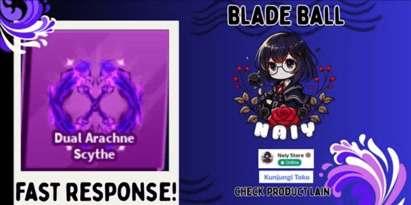 Gambar Product Dual Arachne Scythe