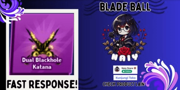 Gambar Product Dual Blackhole Katana