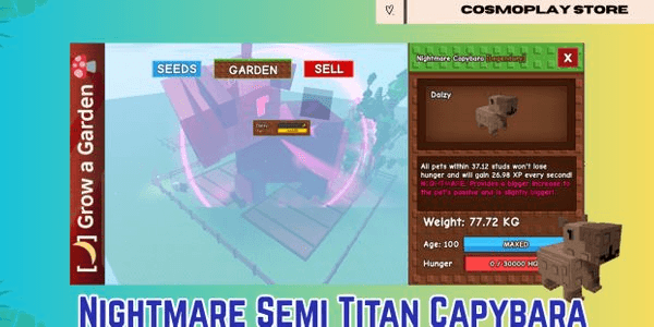 Gambar Product Nightmare Semi Titan Capybara 77KG maxed