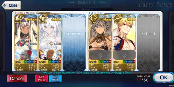 Gambar Product Akun FGO NA Starter Murah
