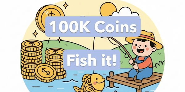 Gambar Product 100K Coin Fish It!