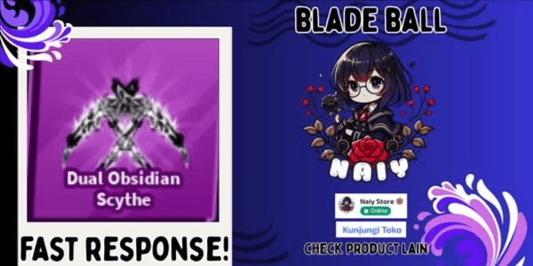 Gambar Product Dual Obsidian Scythe