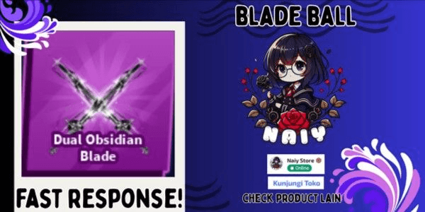 Gambar Product Dual Obsidian Blade