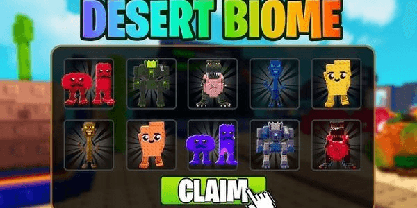 Gambar Product Desert Biome 'Secret Brainrots' in Plants vs Brainrots (random biome desert brainrot/mutation)
