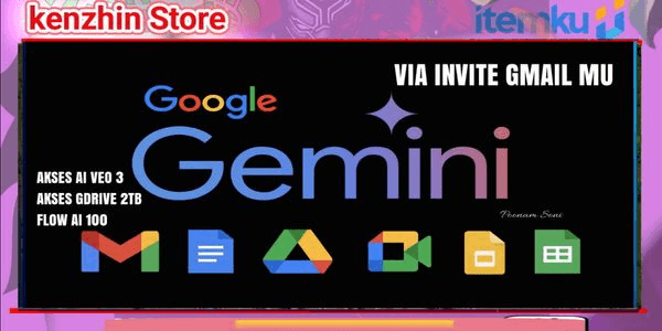 Gambar Product gemini ai pro veo 3 Free google drive 2TB Google Drive