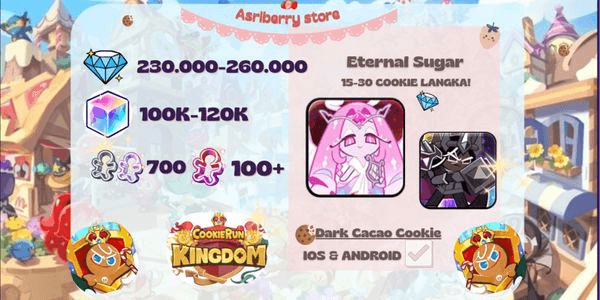 Gambar Product Akun CRK Eternal Sugar+ Crystal (Server Dark Cacao)