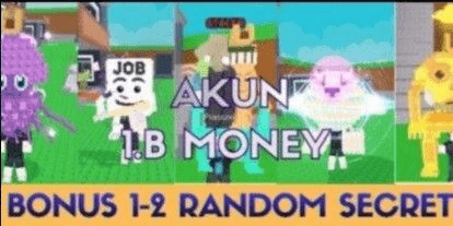Gambar Product AKUN STARTER 1B MONEY BONUS 1-2 SECRET | STEAL A BRAINROT