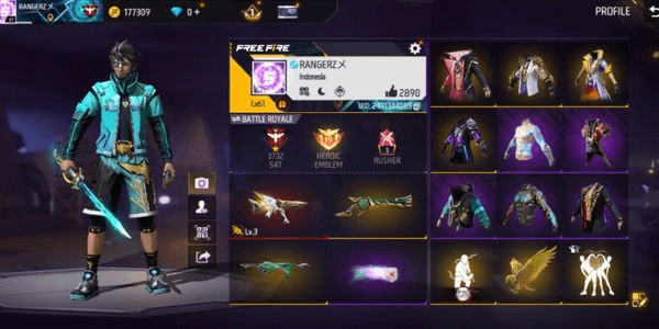 Gambar Product Cheap Quality Free Fire Account & Guaranteed