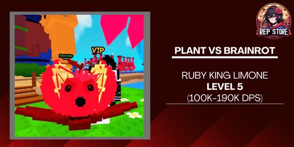 Gambar Product Ruby King Limone LEVEL 5 (100-190k DPS)