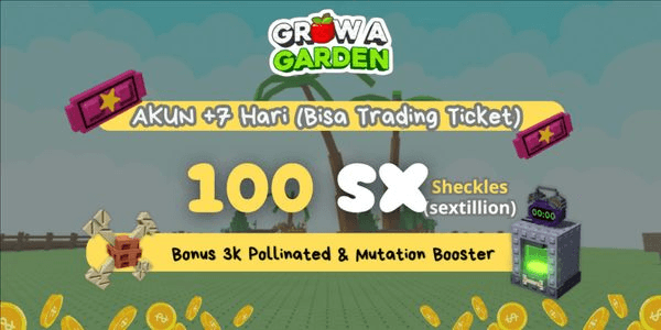 Gambar Product Akun Grow A Garden