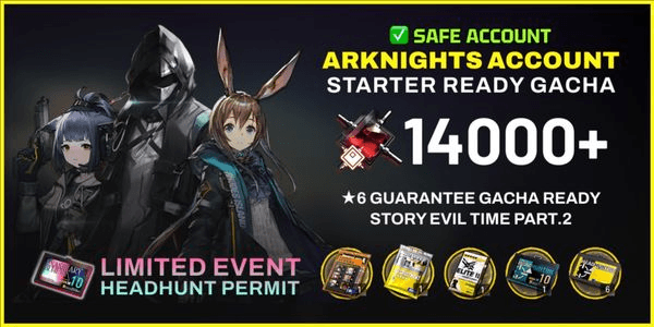 Gambar Product Arknights Starter Ready Gacha [A]