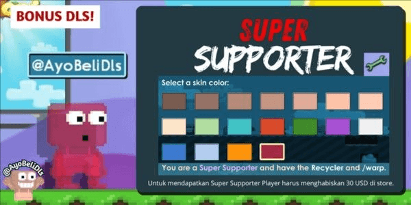 Gambar Product Akun Super Supporter Murah