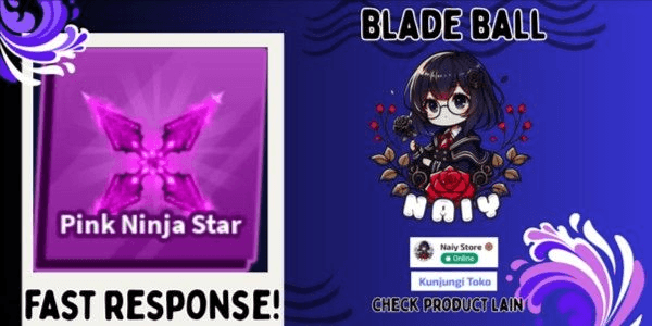 Gambar Product Pink Ninja Star