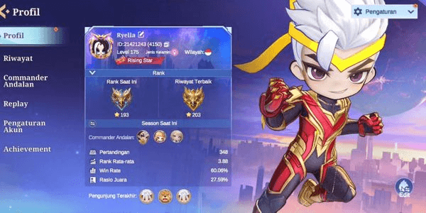 Gambar Product Sultan MCGG Account | many commanders | ready to play | 100% guaranteed