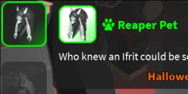 Gambar Product Reaper Pet | Vesteria
