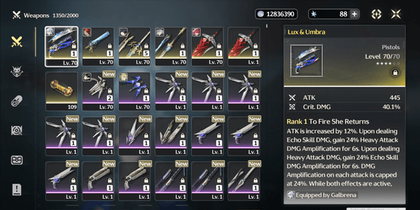 Beli Akun [SEA] Galbrena Rc4 Sign Lupa Sign [Well Build] Wuthering ...