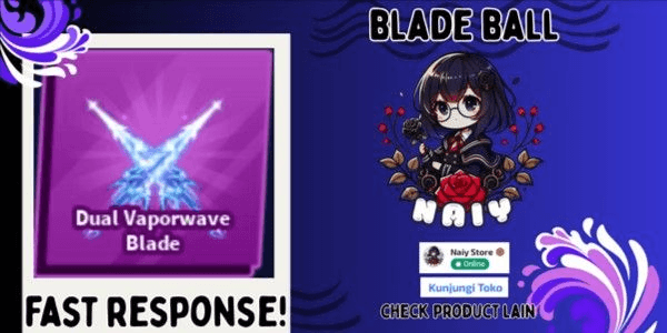 Gambar Product Dual Vaporwave Blade