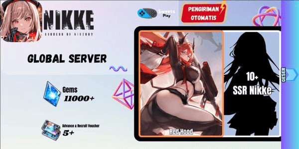 Gambar Product [GLOBAL] Goddess Of Victory: Nikke Red Hood + Random SSR Starter Account
