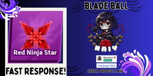 Gambar Product Red Ninja Star