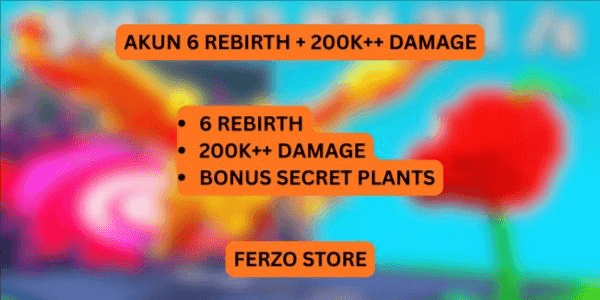 Gambar Product Akun 6 Rebirth + 200k++ Damage
