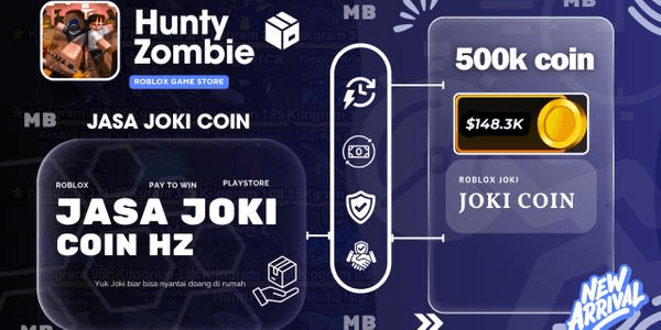 Gambar Product JOKI 500K COINS - ( Hunty Zombie )