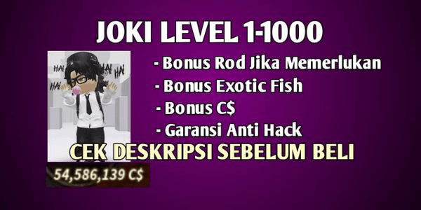 Gambar Product JOKI LEVEL FISCH