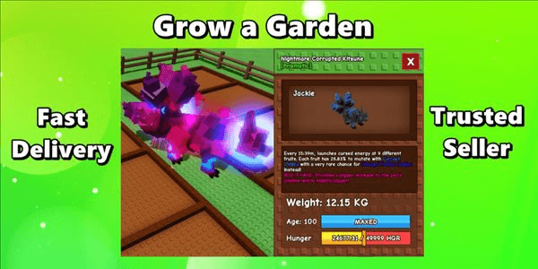 Gambar Product Nightmare Corrupted Kitsune Age 100 Weight 12KG ++