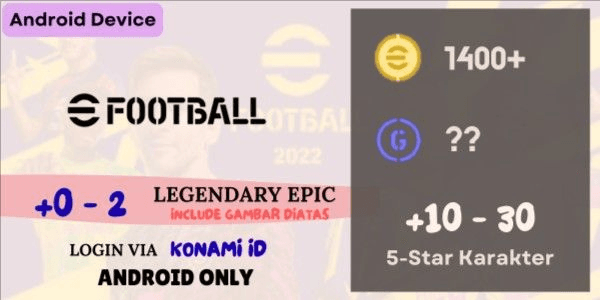 Gambar Product Reroll Account eFootball [Android] - 7