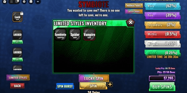 Gambar Product Collectible account Blue Lock Rivals and Basketball Zero + Bonus divine weapon in Hunty zombie (Look in account description below for the detail)