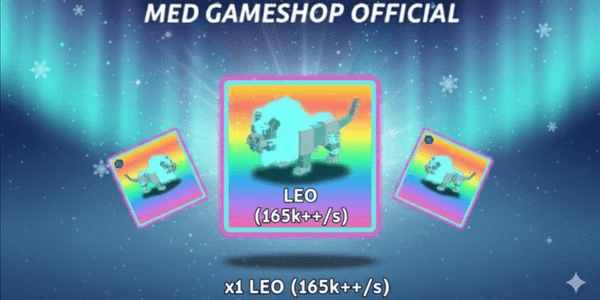 Gambar Product Pet Leo Snow Mutation || 165k++/s + Bonus