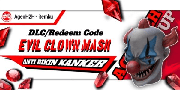 Gambar Product Evil Clown Mask