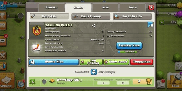 Gambar Product Clan Level 10