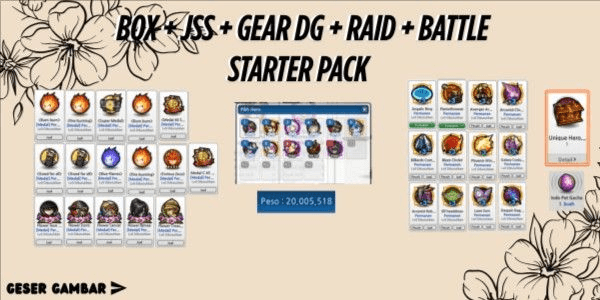 Gambar Product 2 Unique Hero Accounts Ready to Use [Read Description]