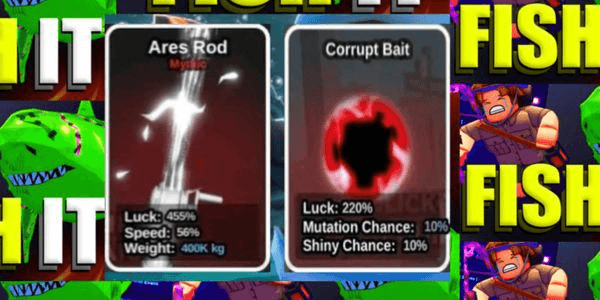 Gambar Product AKUN FISH IT ARES ROD + CORRUPT BAIT