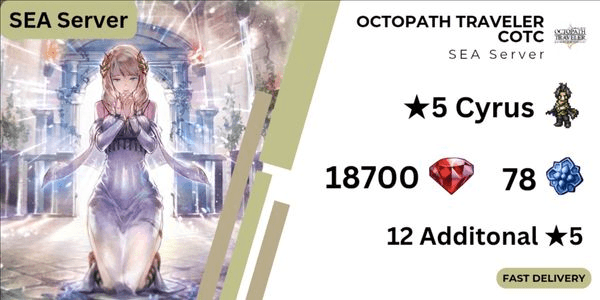 Gambar Product Octopath Traveler CotC Limited Edition Gacha Account