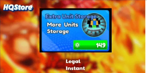 Extra Unit Storage