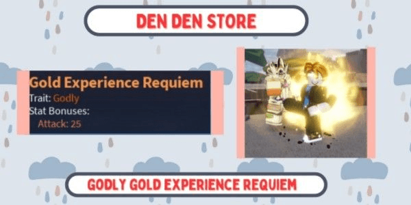Gambar Product GODLY GER ( Gold Experience Requiem)